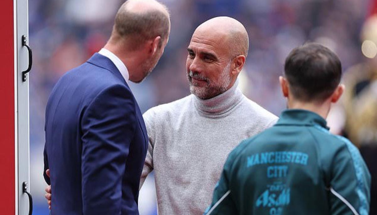 Prince William's secret note to Pep Guardiola post-FA Cup win