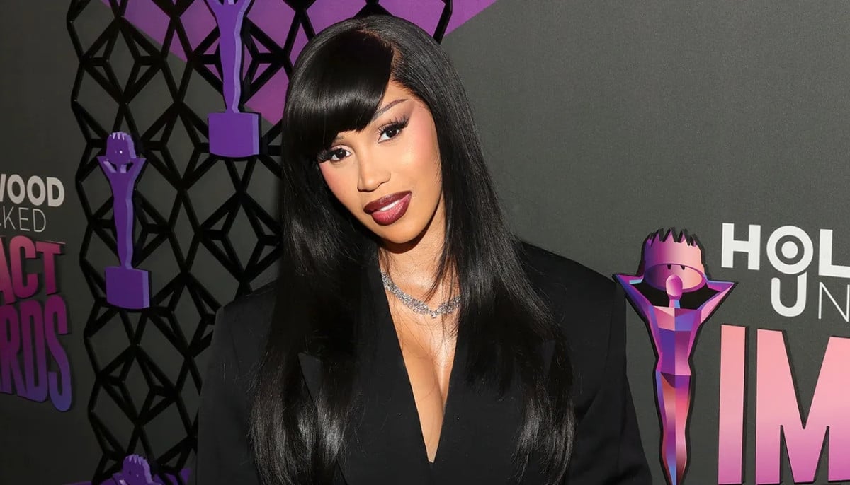 Cardi B brings comedy to baseball game as she throws first pitch for son Wave
