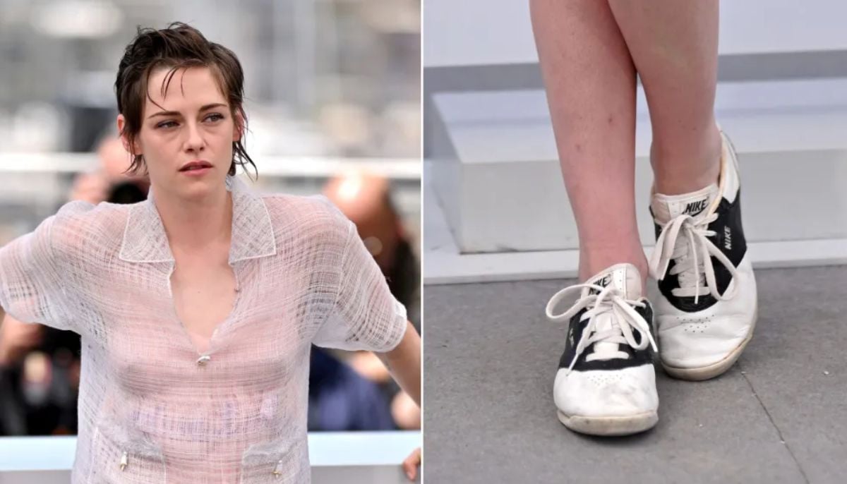Kristen Stewart defies Cannes dress code in sneakers