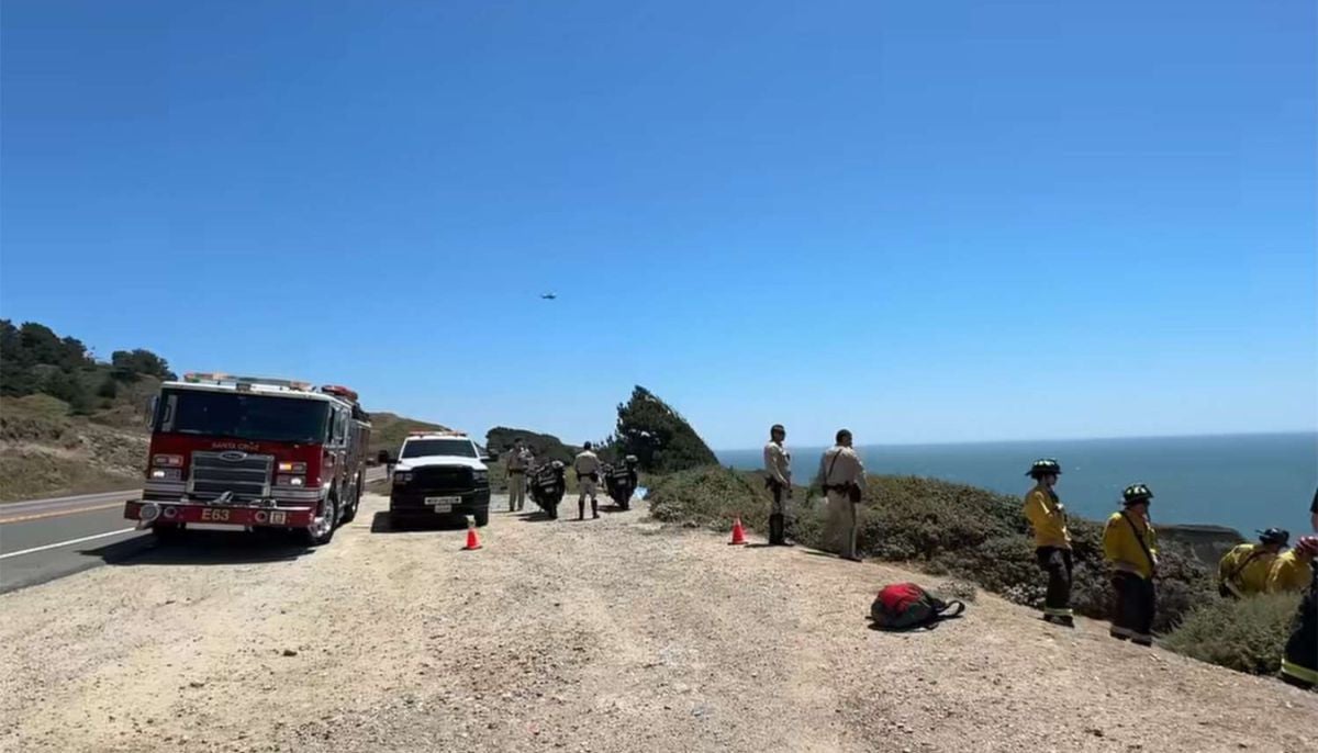 Man dies after his car plunges nearly 500 feet off a California cliff onto a beach