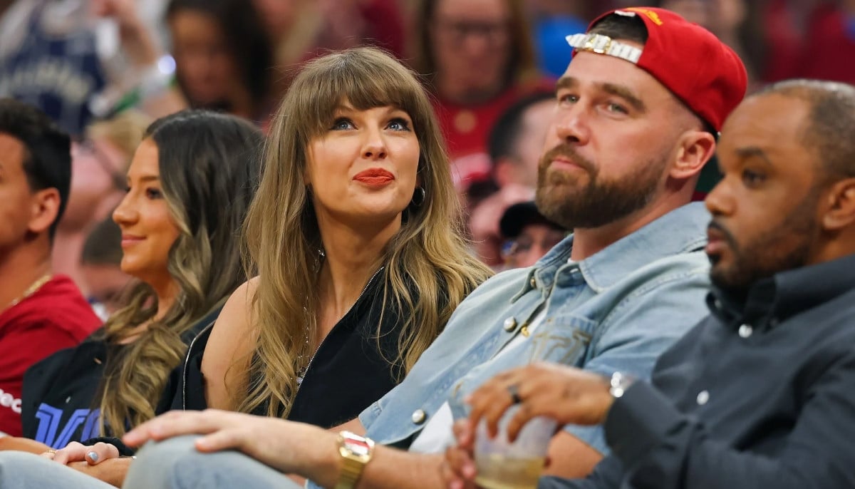 Taylor Swift and Travis Kelce spotted cheering on Cavaliers during romantic game night