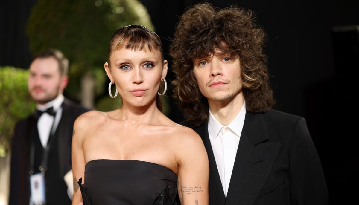 Miley Cyrus Walk of Fame moment with fiancé Maxx Morando triggers social media reaction