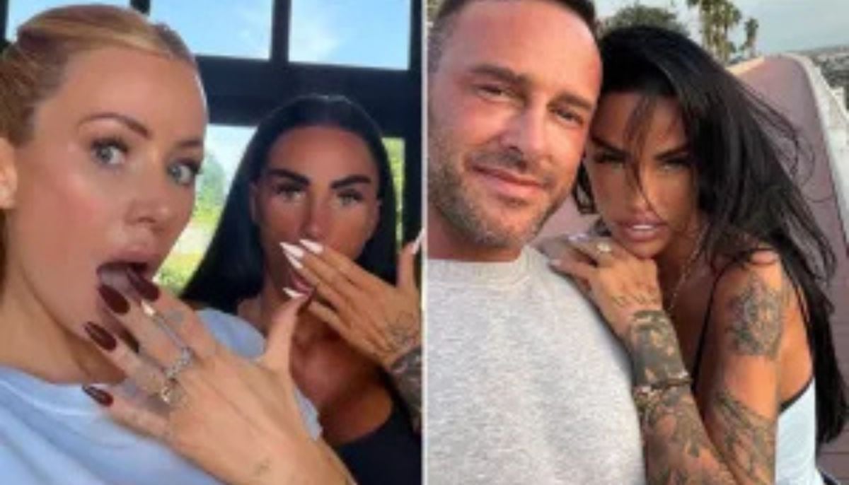 Katie Price and Olivia Attwood joke about 'missing' husbands in a candid social media post