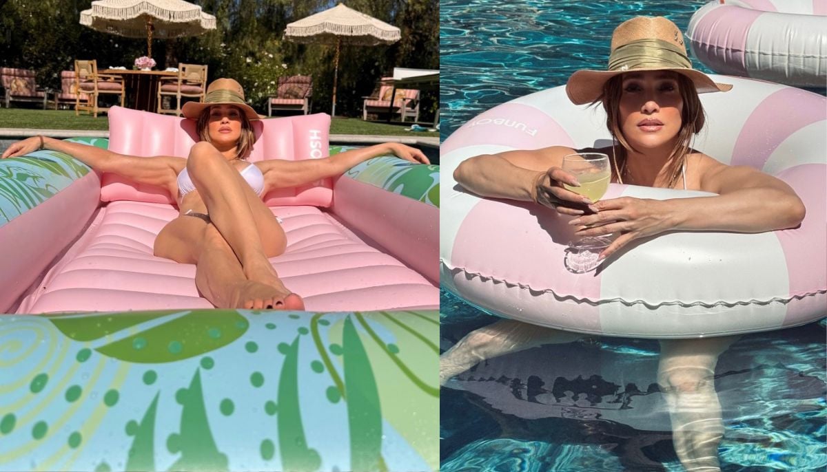 Jennifer Lopez stuns in white bikini as she celebrates Memorial Day with her kids