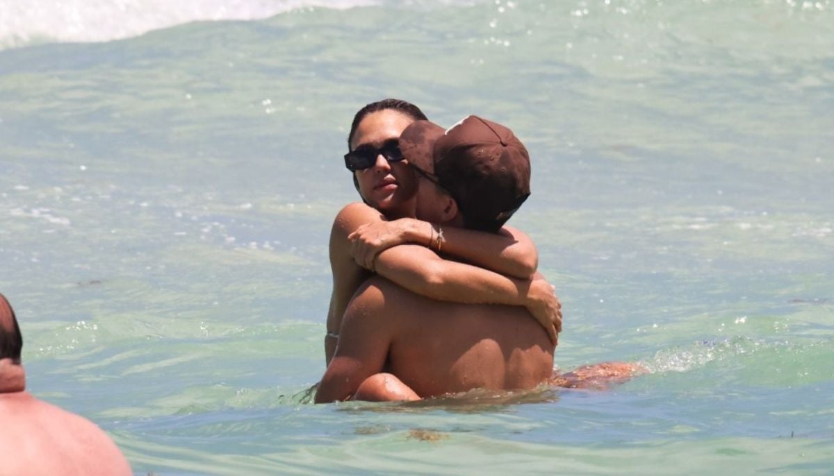 Jessica Alba and boyfriend Danny Ramirez pack on the PDA during romantic Miami beach getaway