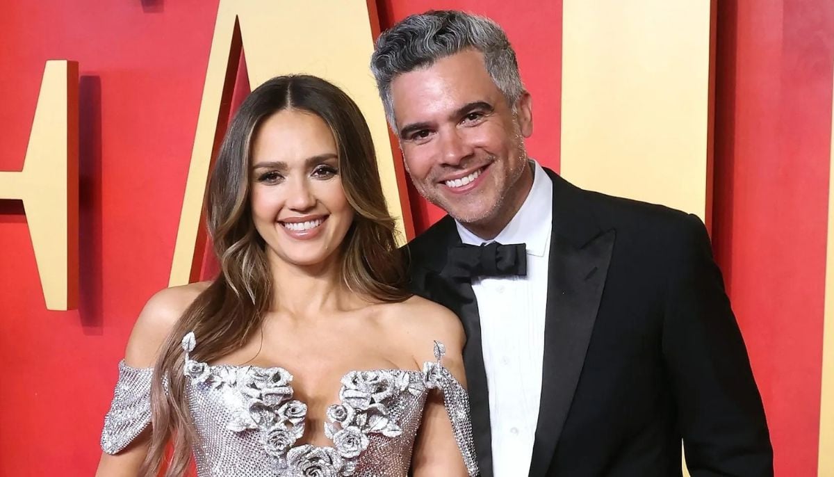 Jessica Alba and Cash Warren keep their distance at daughter Honor's high school graduation