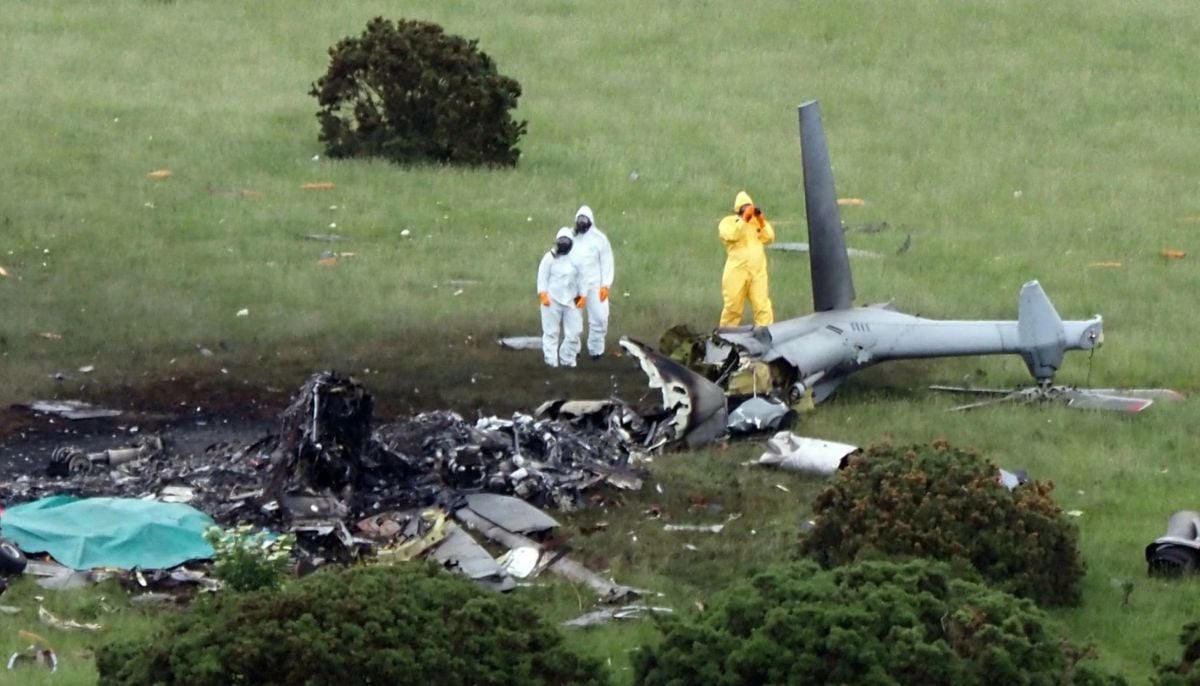 King Charles honours three crew members killed in a Merlin helicopter crash this week