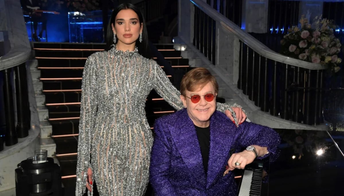 Elton John reportedly serenades Dua Lipa and Callum Turner at Italian wedding celebration