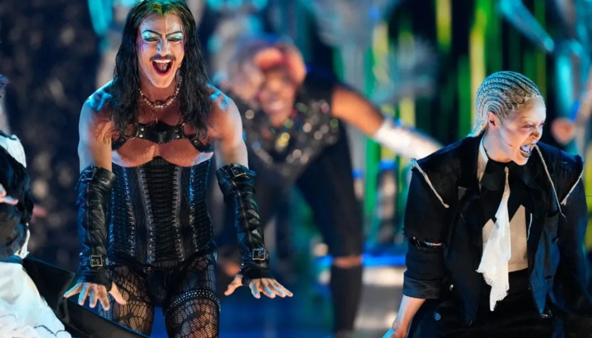 Luke Evans shocks the Tony Awards audience with a skimpy stage outfit