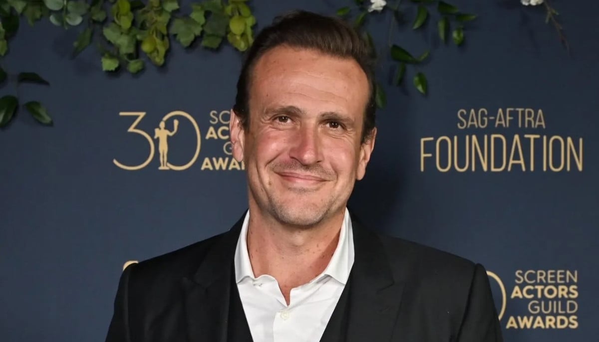 Jason Segel jokes about future children with fiancée Kayla Radomski