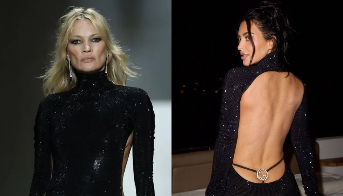 Kim Kardashian revives Kate Moss’ runway look during F1 weekend in Monaco