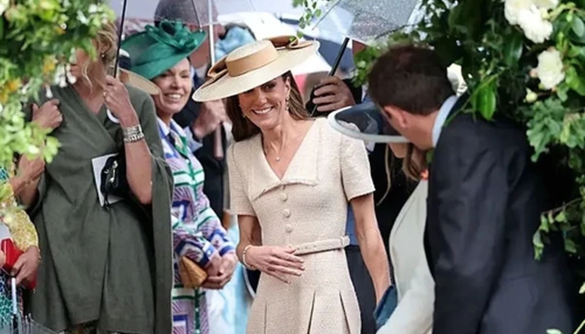 Princess Kate breaks wedding outfit tradition at Peter Phillips' Gloucestershire ceremony