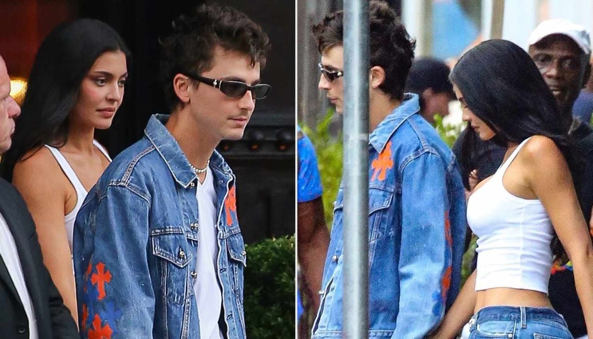 Kylie Jenner makes NBA Finals debut alongside Chalamet in coordinated Chrome Hearts looks