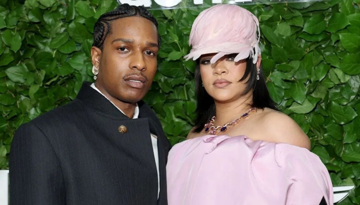 A$AP Rocky calls himself Rihanna&amp;apos;s &amp;apos;No. 1 groupie&amp;apos; at New York newsstand