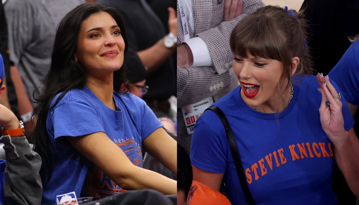 Taylor Swift greets Kylie Jenner as Knicks complete record NBA Finals rally