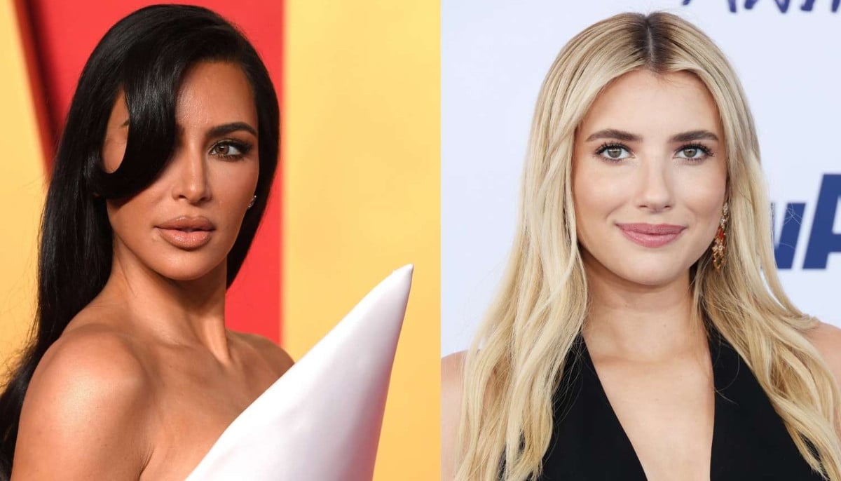 Kim Kardashian reunites with Emma Roberts at Ariana Grande’s Los Angeles concert