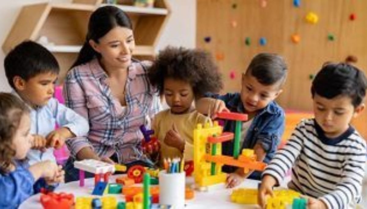 Preschool playground crash injures 3 children, toddler hospitalized