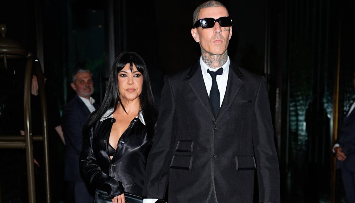 Kourtney Kardashian and Travis Barker step out together for first red carpet appearance 