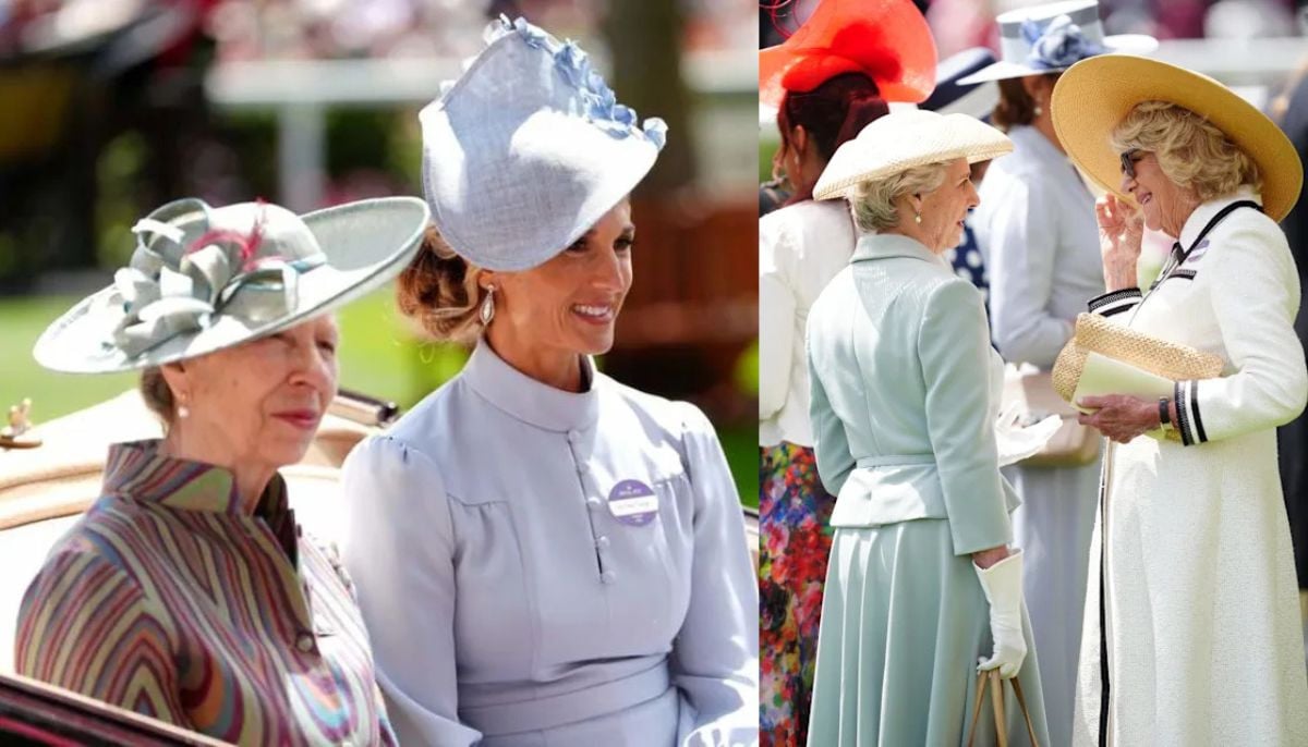 Peter Phillips and Harriet Sperling join Royal Ascot procession with Princess Anne