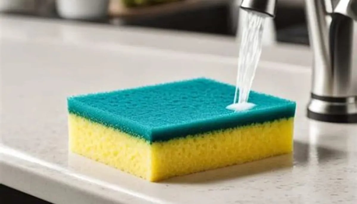 Kitchen sponge use linked to microplastic release, new study finds