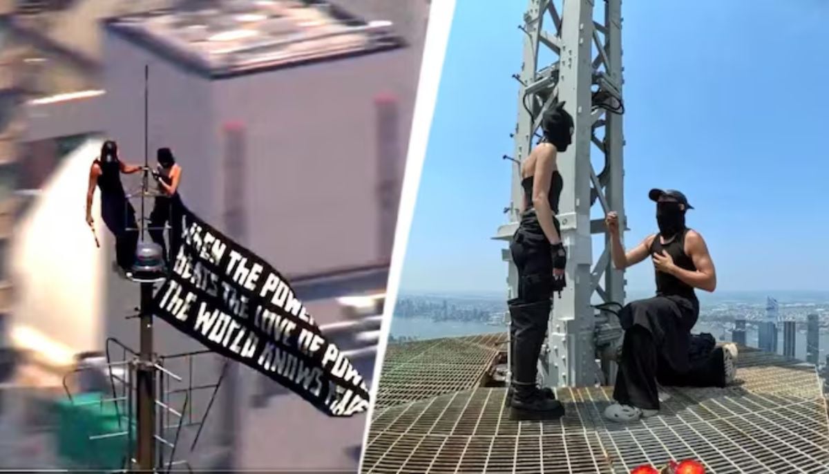 Daredevil couple arrested for scaling Empire State Building antenna