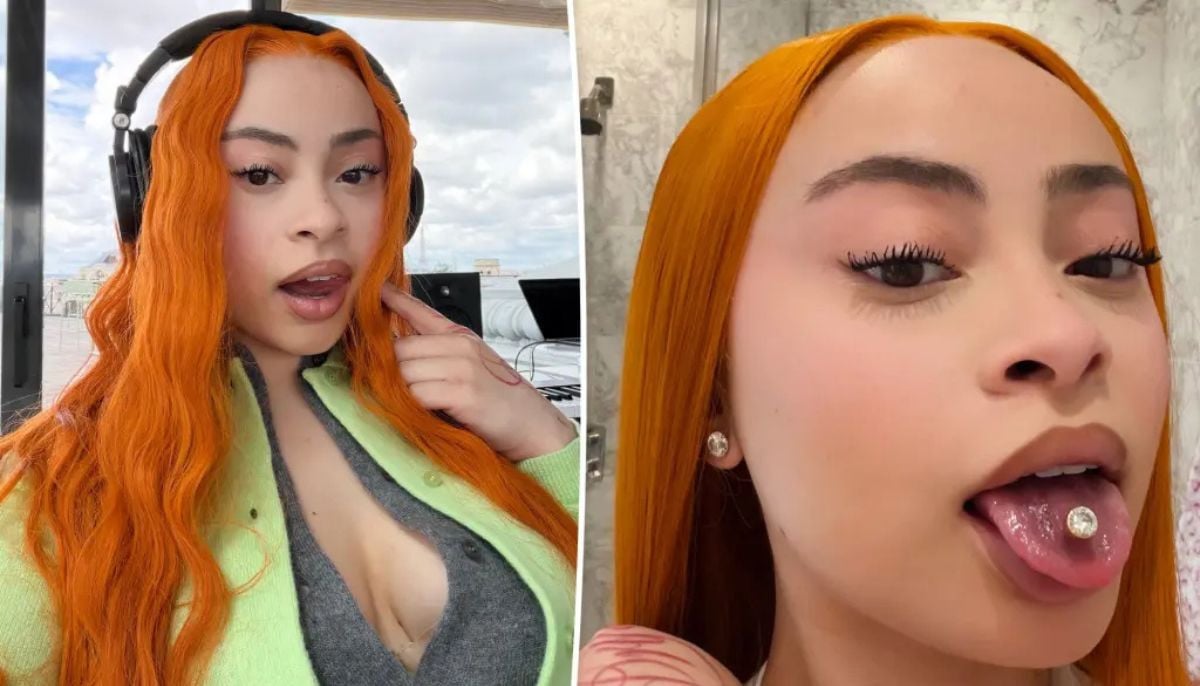 Rapper Ice Spice reveals world's biggest diamond tongue ring