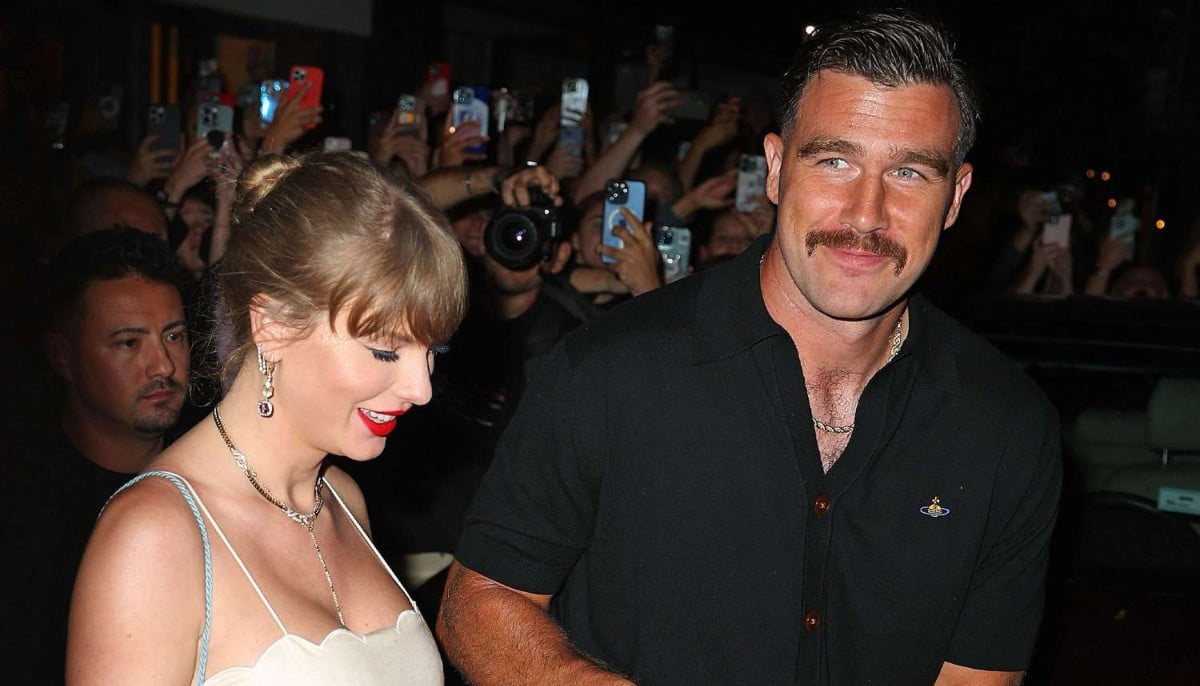 Taylor Swift, Travis Kelce unveil wedding rings at JuJu Smith-Schuster's nuptials