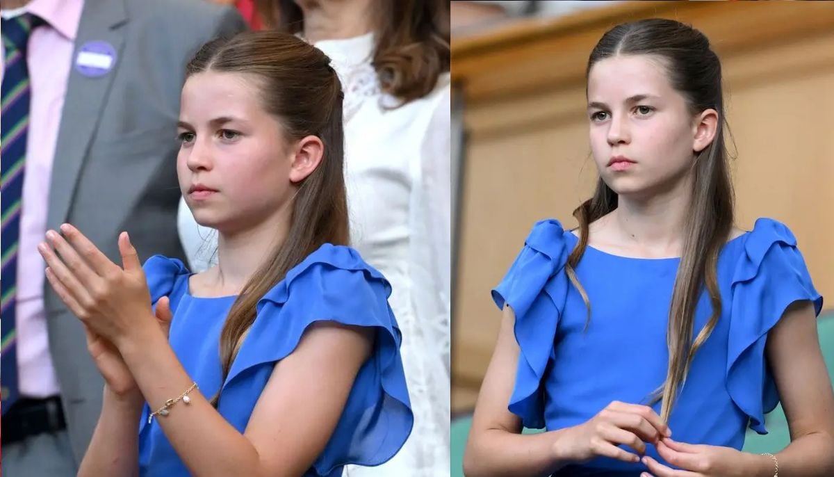 Princess Charlotte copies Princess Kate's signature hairstyle at Wimbledon
