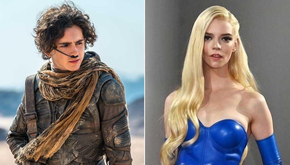 Anya Taylor-Joy reacts to Timothée Chalamet calling her terrifying