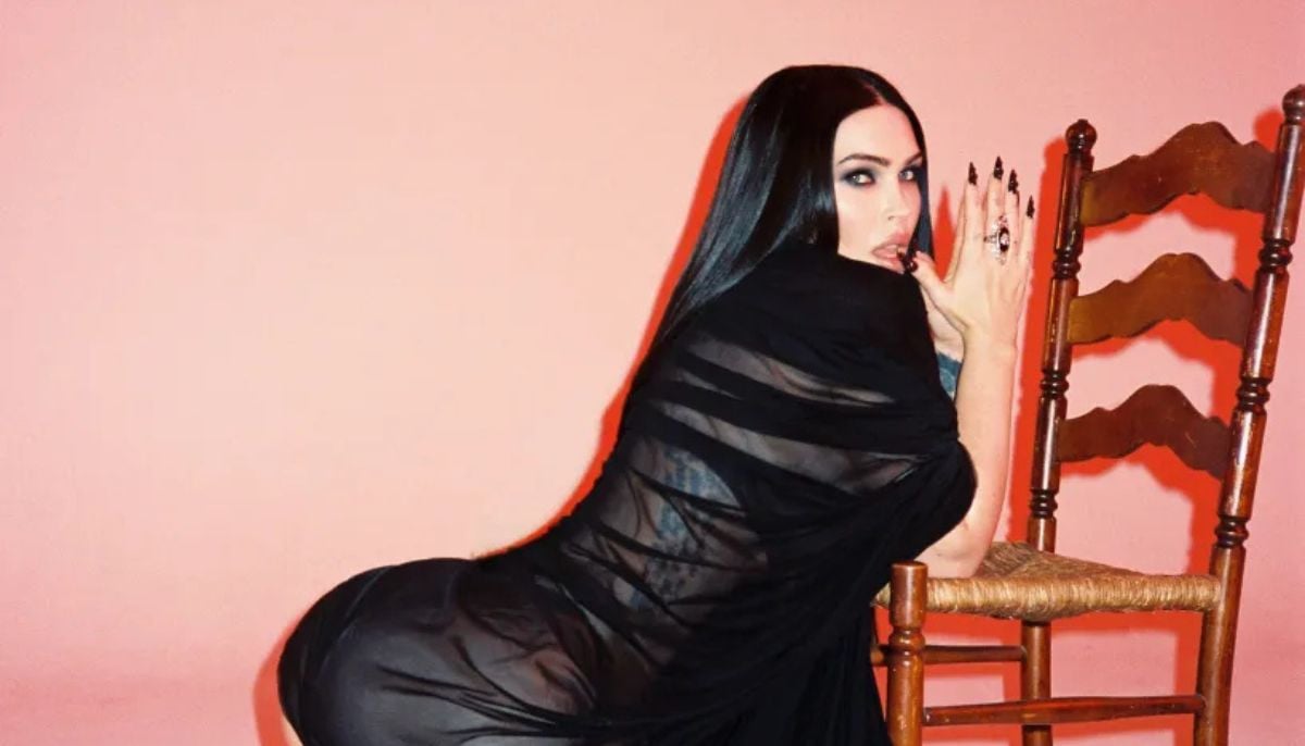 Megan Fox wears gothic black lingerie for Instagram photoshoot