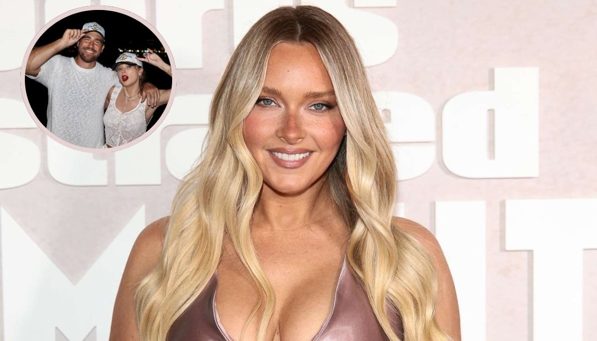 Taylor Swift's Dior wedding gown leaves Camille Kostek in awe