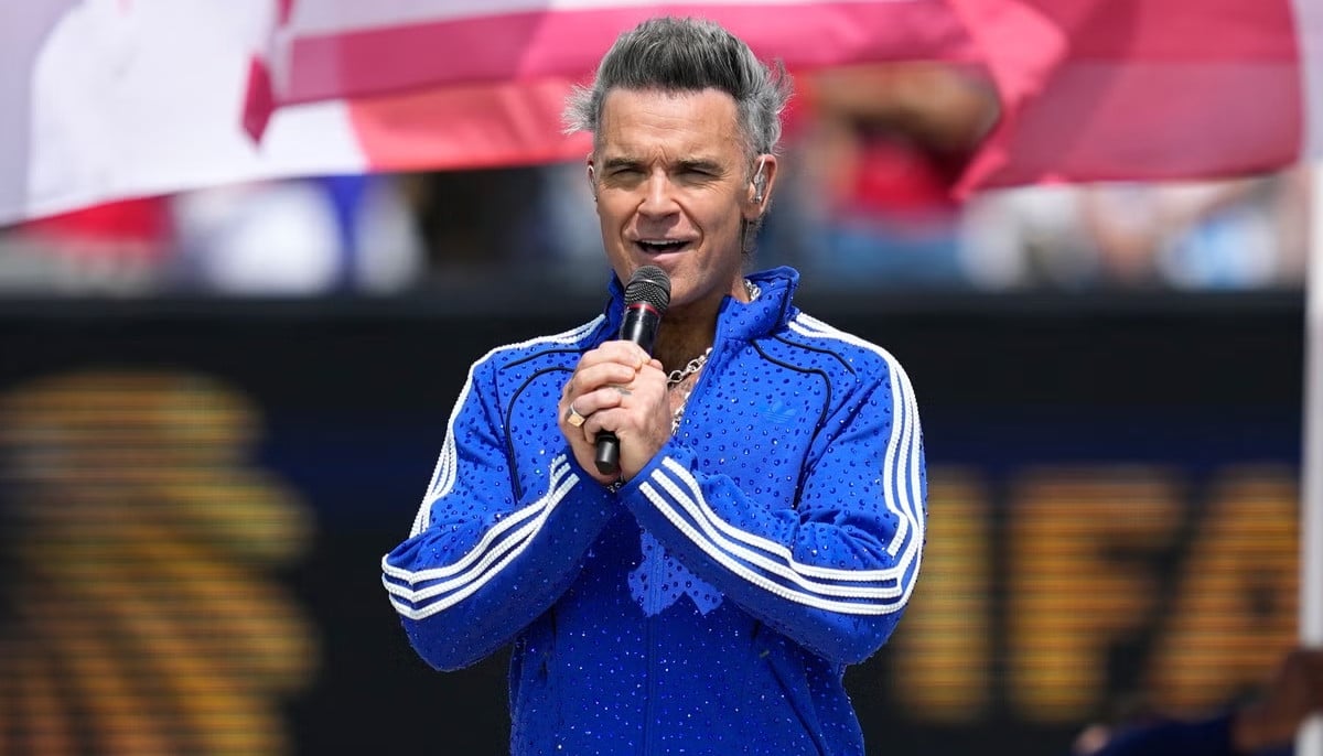 Robbie Williams reveals truth behind viral World Cup clip