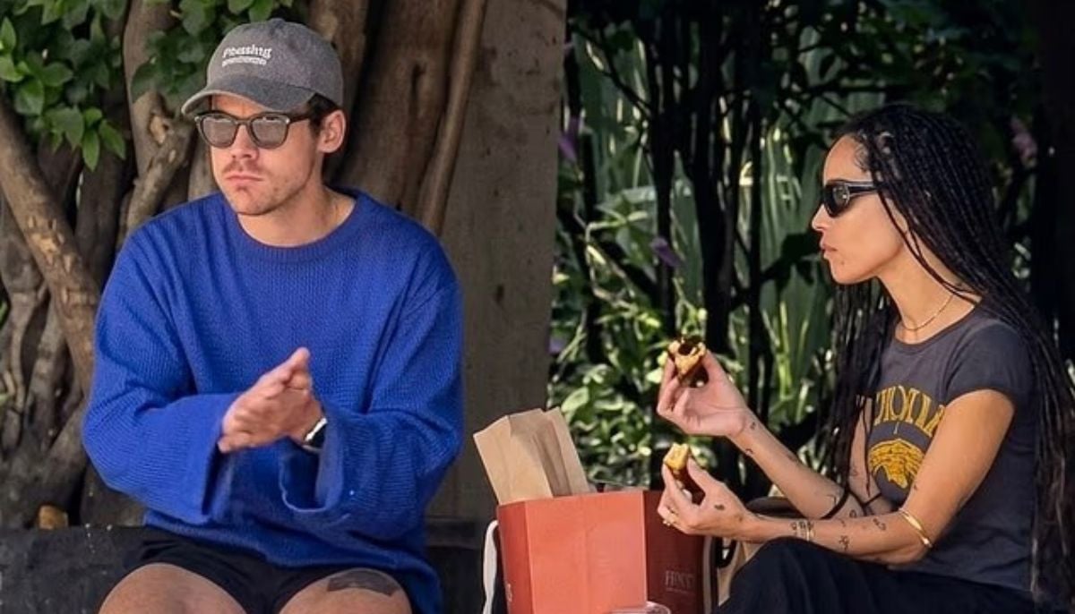Harry Styles spotted with fiancée Zoe Kravitz in Mexico