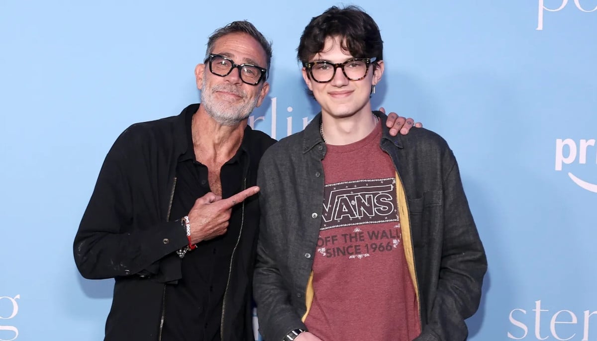 Jeffrey Dean Morgan’s son Gus joins dad on Sterling Point after red carpet debut