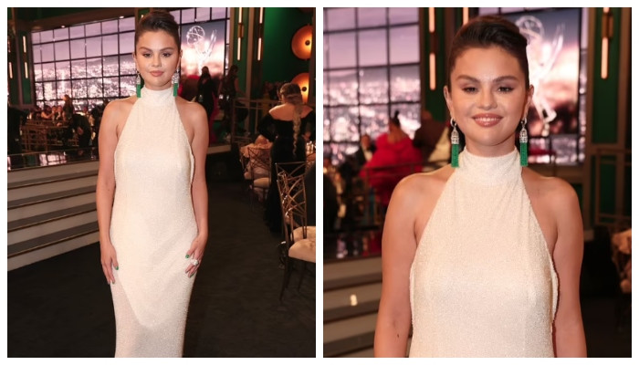 Selena Gomez is a vision in white in chic flowing ensemble in Paris |  Fabulous clothes, Long white shirt dress, Fashion