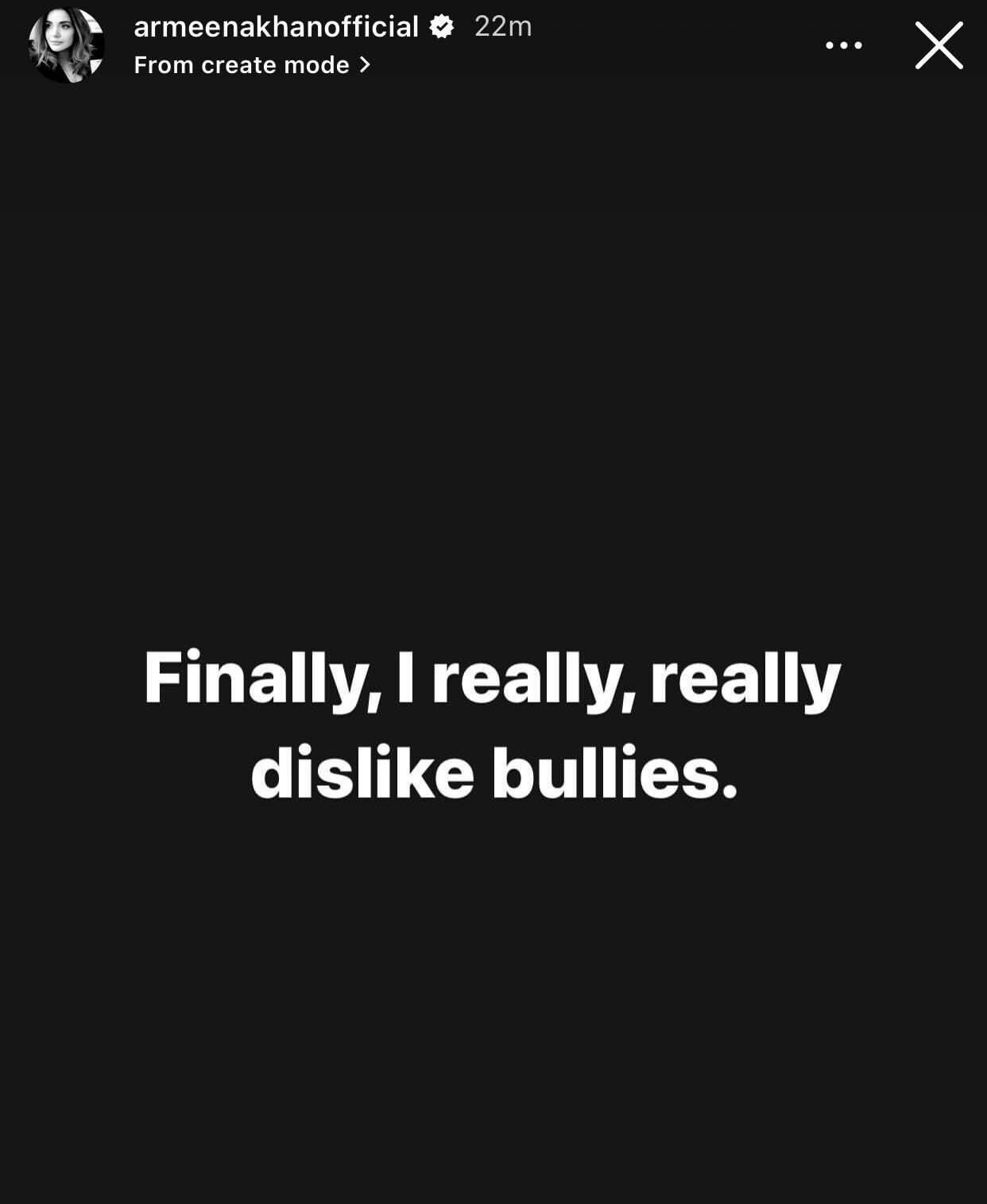 Armeena Rana Khan comes to Resham’s rescue- “Stop with performative outrage and bullying easy targets”