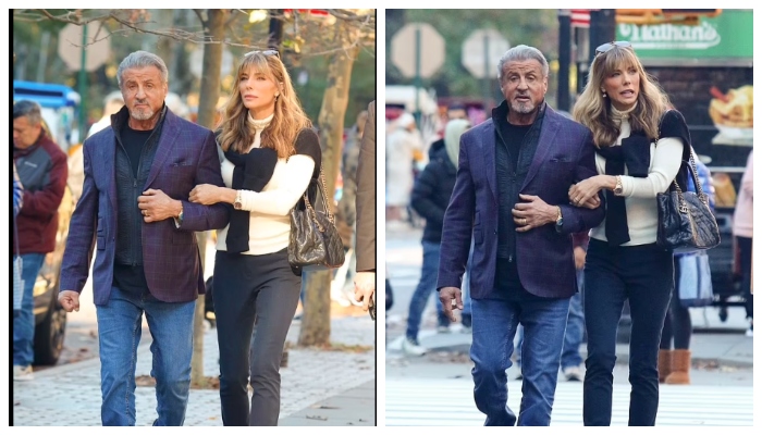 Sylvester Stallone walks hand-in-hand with Jennifer  Flavin after rekindling  marriage