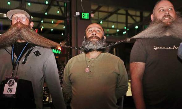 New World Record claimed for longest beard chain