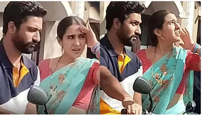 Sara Ali Khan, Vicky Kaushal unseen look from upcoming film leaked: See pictures