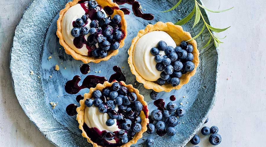 Blueberry and Lemon Verbena Tarts Recipe