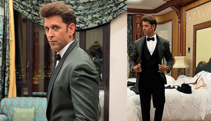 Hrithik Roshan looks dashing in black at Red Sea IFF