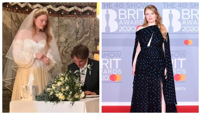 Singer Freya Ridings marries her boyfriend in magical ceremony