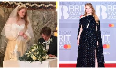 Singer Freya Ridings marries her boyfriend in 'magical' ceremony