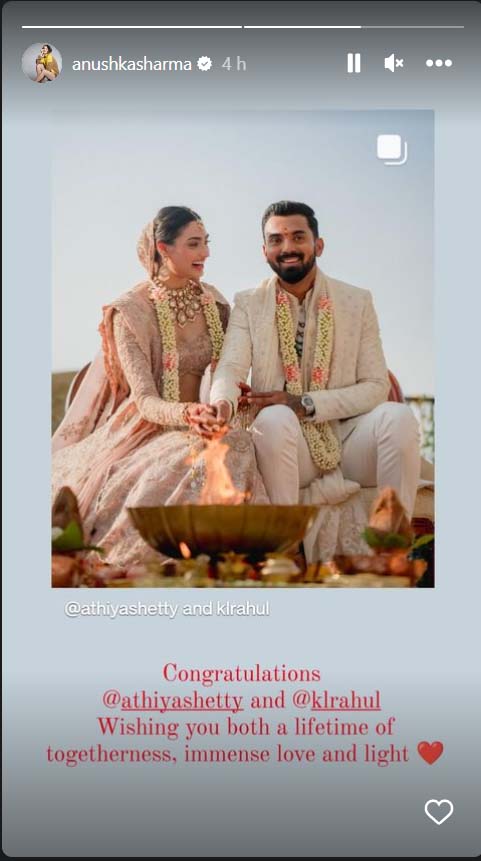 Athiya Shetty-KL Rahuls wedding: Bollywood celebs send love to the newly-weds