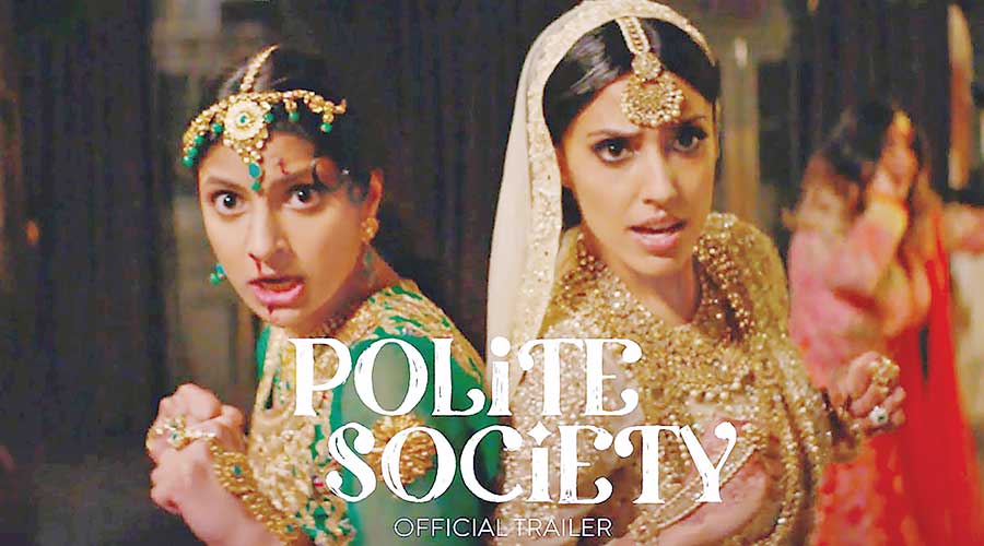 Nimra Bucha stars in action-comedy Polite Society trailer released