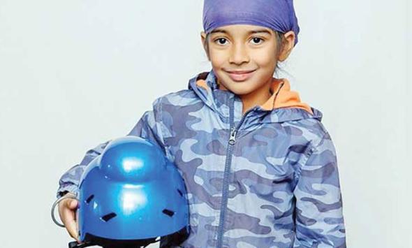 Indian-origin mum makes headlines creates by creating 'turban-friendly' helmet 