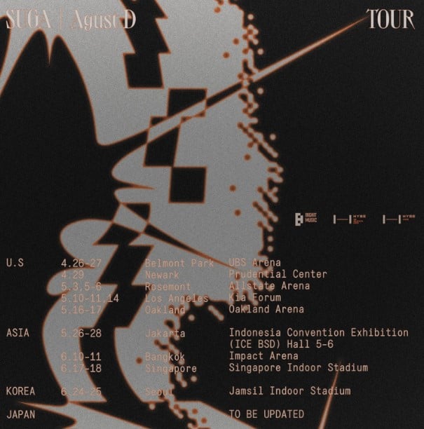 BTS Suga announces Agust D world tour schedule: deets Inside