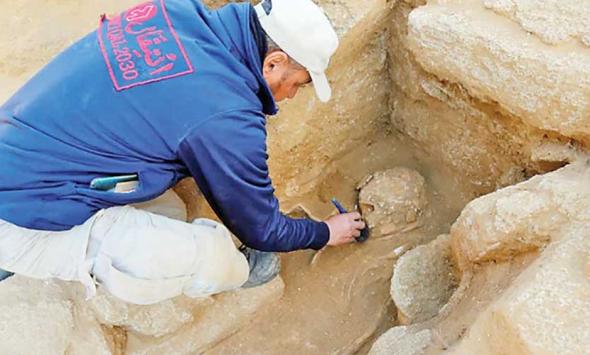2,000-year-old Roman-era Sarcophagus uncovered in Gaza