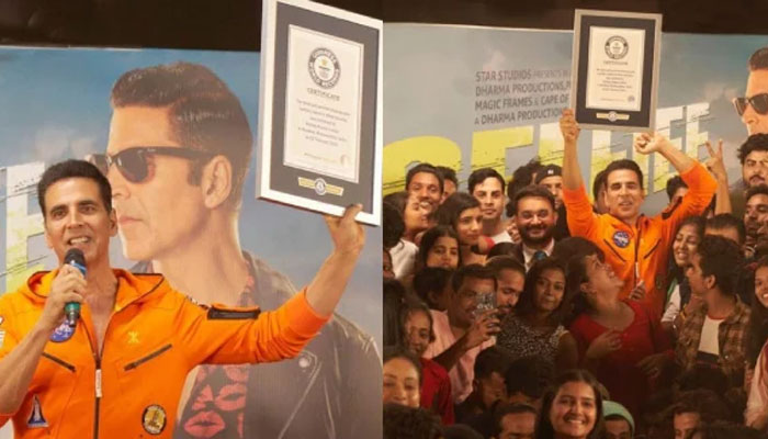 Akshay Kumar smashes Guinness World Record for clicking most selfies  in 3 minutes