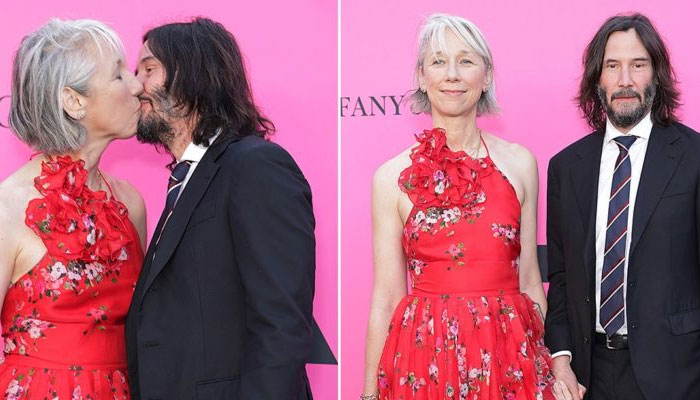 Keanu Reeves, ladylove Alexandra Grant indulge in PDA at rare red carpet appearance